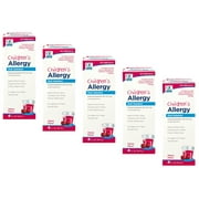 5 Pack Quality Choice Children's Allergy Oral Solution Cherry Flavor 4 Oz Each