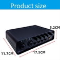 thumbnail image 4 of Audio Interface Professional Sound Card with Monitoring Electric Guitar Live Recording for Studio Singing Microphone, 4 of 8