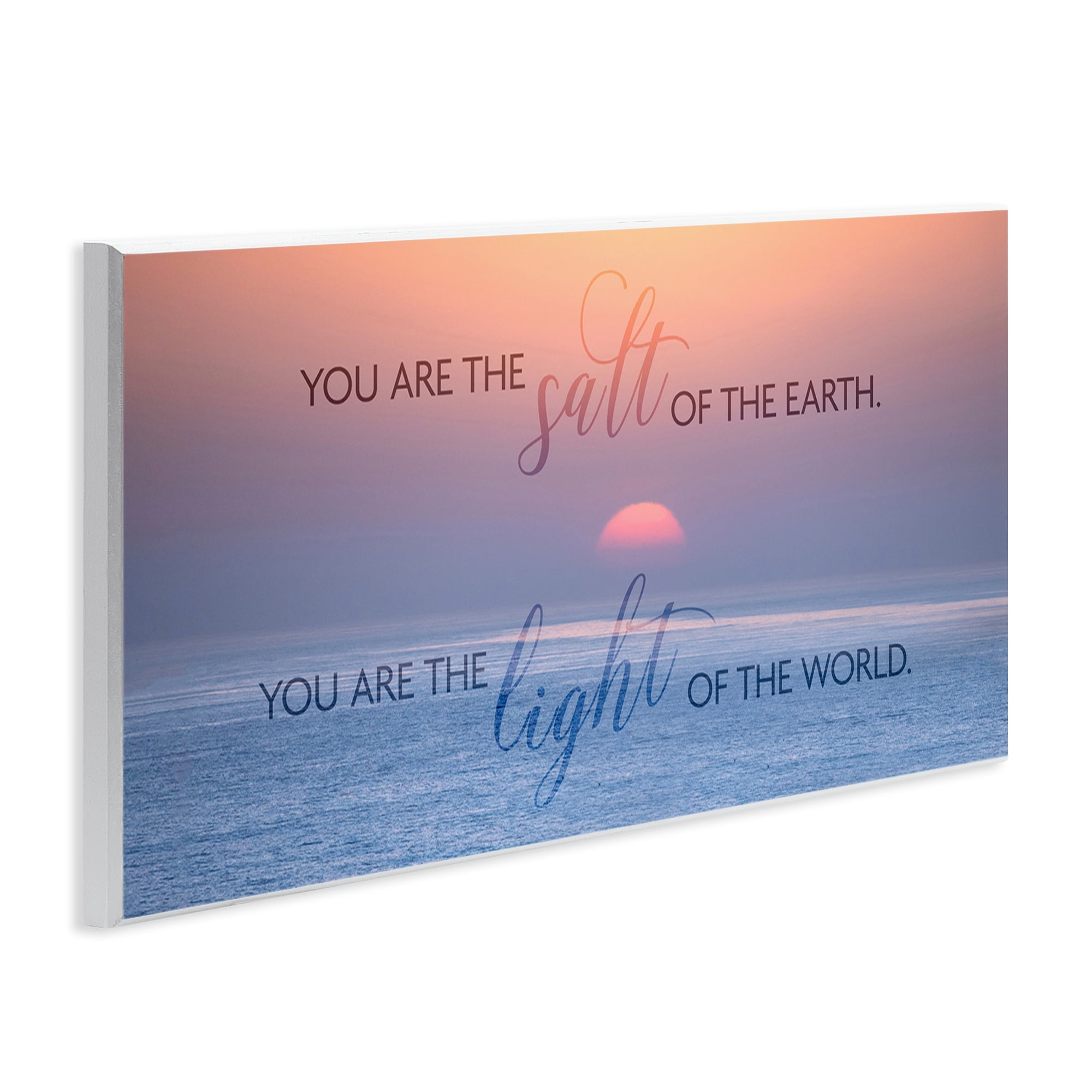 Stupell Industries Light Of The World Landscape Painting Unframed Art Print Wall Art, 17 x 7