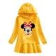 thumbnail image 1 of Disney Minnie Mouse otoño niñas suéter con capucha vestido de dibujos animados bebé Mickey algodón hoja de loto vestido Casual ropa de niña vestidos 130cm zhangmengya CONDUJO, 1 of 2