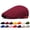 Burgundy, variant on Men's Mesh Flat Cap, Ultra Breathable Cool Summer Sun Protection With Bendable Curved Brim, Ideal For Outdoor Driving Golf Travel