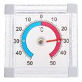 thumbnail image 1 of Outdoor Thermometer Square Clear Adhesive Patio Wall Window Thermometer, 1 of 6