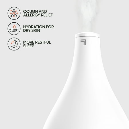 Sharper Image - AROMA 2 Ultrasonic Humidifier with Aromatherapy - White