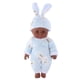 thumbnail image 1 of Muñeca afroamericana pulgadas con ropa, color negr bebé recién nacido, cuerpo de vinilo suave Zulema muñecas reborn de vinilo, 1 of 8