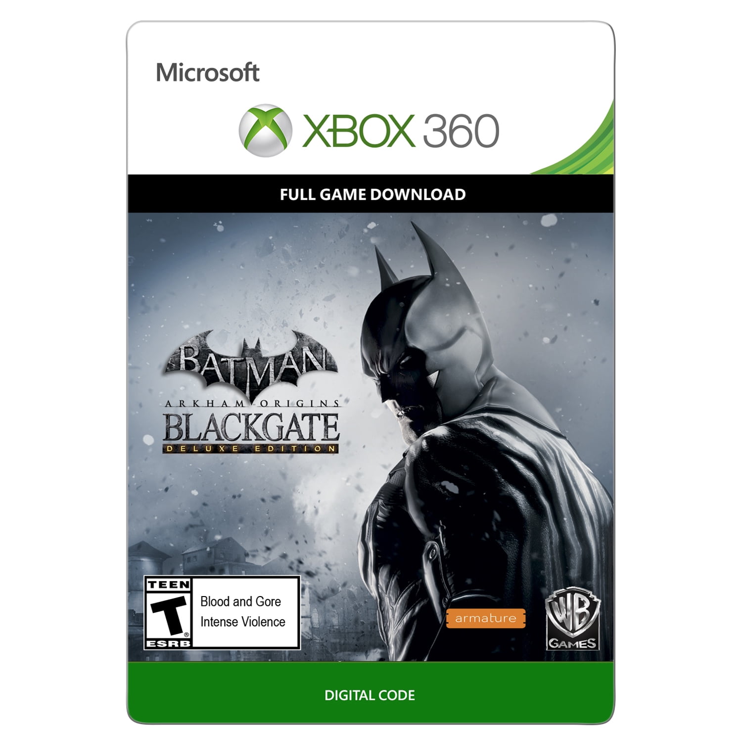 Xbox 360 Batman Arkham Origins Email Delivery Walmart Com