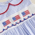 thumbnail image 6 of Ymyiu Baby Girl Outfits Newborn Baby Girl Summer Clothes Short Sleeve Romper Shorts Jumpsuit Infant Outfit 6 12 Months (Blue,6-12 Months), 6 of 6