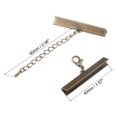 thumbnail image 2 of 20 Juegos Cinta Crimpado Unique Bargains Tono Bronce 40mm, 2 of 7