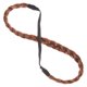 thumbnail image 4 of Diadema elástica trenzada de moda, clásica, ancha, sintética, accesorio de belleza para mujer (café), 4 of 7