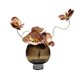 thumbnail image 1 of Florero de cristal de Curry ligero de lujo, flores de simulación de orquídeas y mariposas, mesa de comedor for sala de estar, mesa de centro, adornos decorativos, 1 of 5