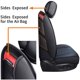 thumbnail image 4 of Fundas de Asiento Aierxuan para Ford F150 F250 F350 F450 Crew Cab Piel Sintetica Delanteras, 4 of 5