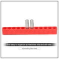 thumbnail image 5 of Unique Bargains 12 Holes Screwdriver Bit Holder 7mm Dia Plastic Hex Shank Storage Case Red 10Pack, 5 of 5