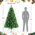 thumbnail image 4 of Jeco 6.5' Unlite Artificial Christmas Tree With Metal Base, 4 of 8