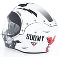 thumbnail image 3 of Suomy Stellar Cyclone Motorcycle Helmet White SM, 3 of 7