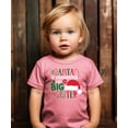 thumbnail image 6 of Olive Loves Apple Santa Promoted Me to Big Sister Christmas T-Shirt for Baby and Toddler Youth Girls Holiday Outfit Mauve Shirt 5-6, 6 of 7