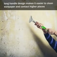 thumbnail image 7 of 4 Inch Razor Blade Scraper Tool Tile Paint Scraper Floor Wall Paper Removal Smoothing Scraper with 10 Pieces Replacement Blades for Removing Wallpaper, Sticker Glue Floor Adhesive 2 Pieces (Green), 7 of 7
