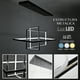 thumbnail image 3 of Lampara Colgante Rectangulos Entrelasados Negros Iluminacion Luz Vic, 3 of 4