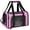 Pink, variant on 48 Inch Wooden Dog Crate Furniture, Double Door Anti-Chew Indoor Kennel ,Dog Side Table White