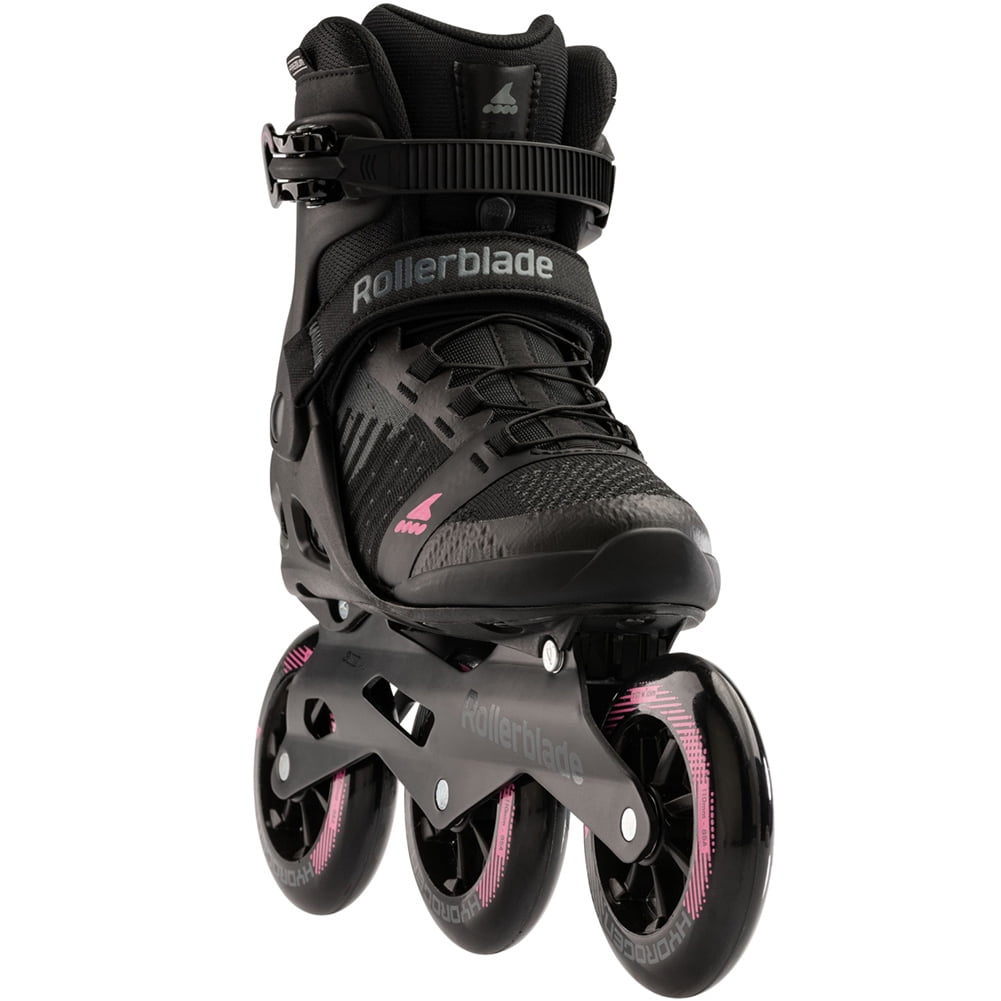 ROLLERBLADE Adult Female Macroblade 110 3WD W Inline Skates, Color: Black/Orchid, Size: 9.5