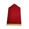 thumbnail image 2 of Irregular Prayer Rug Portable Blanket for Cafe Indoor Office Living Room Holiday Red, 2 of 9