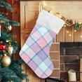thumbnail image 5 of Coolnut 2 Pack Christmas Stockings 17.7 Inches Buffalo Check Plaid Large Size Xmas Cable Stocking Gifts & Decorations for Family Holiday Xmas Party, 5 of 6
