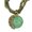 Green, variant on Soumake Bohemian Women Rhinestone Inlaid Peacock Round Faux Opal Pendant Necklace Gift Fashion