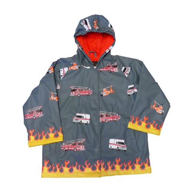 Foxfire FOX-601-85-8 Childrens Fire Rescue Rain Coat - Size 8
