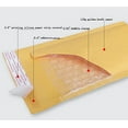 thumbnail image 3 of 50 - 14.5x20 High Quality Lightweight Self Sealing Tear & Puncture Resistant Padded Kraft Bubble Mailer Envelope Bags, 3 of 4