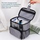 thumbnail image 4 of Organizador de malla portátil para ducha | Neceser colgante de secado rápido para baño, gimnasio, viajes y camping | Tela Oxford con múltiples bolsillos | Negro o gris, 4 of 7