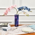 thumbnail image 3 of Plastic Vase 11.8 x 3.9 Inch Vase Transparent Non-Breakable Plastic Ornamental Culture Bottle Storage Jar Modern Family Wedding Decoration Cartoon Pretty Purple Heart, 3 of 6