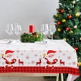 thumbnail image 4 of Mantel de Papá Noel, alce y ciervo, decoración navideña para el hogar 2024, mantel, adorno navideño, regalo de Año Nuevo 2025, 4 of 5