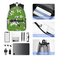 thumbnail image 6 of Picia Cows With Calfs Green Large Capacity Backpack Classic Style Backpack Casual Backpack Water-Resistant School Work Travel Outdoor Backpack, 6 of 8