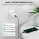thumbnail image 3 of Etguuds Cable Usb C Largo De 10 Pies De Carga Rápida, Paquete De 2 Cables De Carga Usb A A Tipo C Trenzado De Nailon Compatible Con Samsung Galaxy Note 20/10/10+/9/8 S10 S10E S20 S9 S8 Plus A10E A20 A, 3 of 5