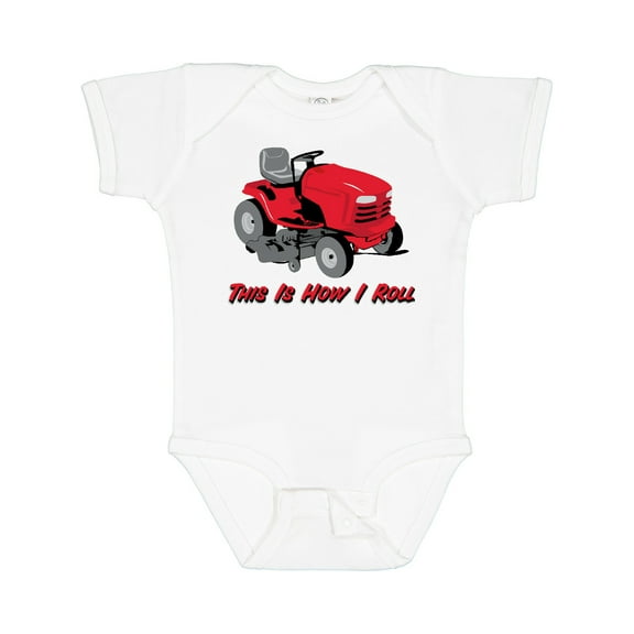 Inktastic This is How I Roll Mower Boys or Girls Baby Bodysuit