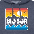 thumbnail image 3 of Instant Message - Big Sur Badge  - Men's Pullover Hooded Fleece Sweatshirt, 3 of 7