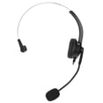 thumbnail image 3 of Telephone Headset With Microphone, Anti Acoustic Shock Rotatable Earcaps Business Headset  For Office For Outdoor For Home, 3 of 8