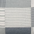 thumbnail image 3 of VHC Brands Sawyer Mill Patchwork Chambray Farmhouse Pillow Sham, King, 3 of 4