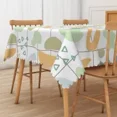 thumbnail image 3 of Nanqianyi 60x102 Tablecloth,Abstract Art Lines Waterproof Stain Proof Table Coverfor Dining Room Kitchen Decor, 3 of 6