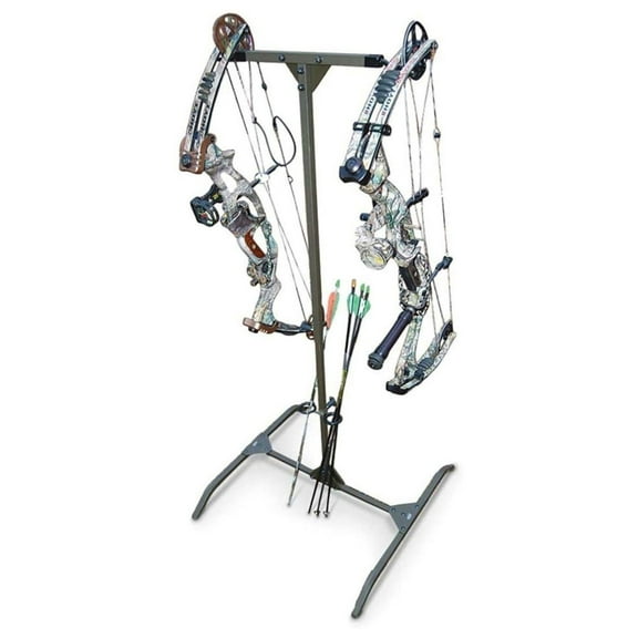 HME Hard Surface Practice Steel Archery Bow Storage Hanger Rack