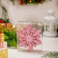 thumbnail image 7 of 6pcs, Christmas Hanging Snowflakes, Large Glitter Snowflakes Ornaments Plastic Snowflake Winter Indoor Outdoor Christmas Tree Holiday Decor, 7 of 7