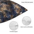 thumbnail image 3 of Pofeuu Watercolor Snake Skin Print Double-sided plush pillowcase Square Throw Pillow Covers Pillows Cover for Living Room Bedroom Sofa Couch Cushion Cover（No pillow core）-26"x26", 3 of 7