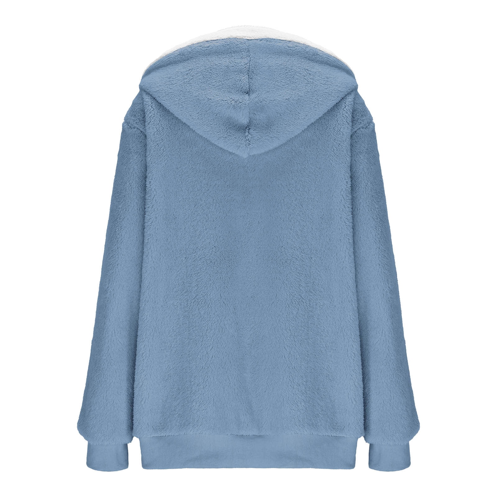 Sherpa Fleece Hoodies for Women Fuzzy Oversized Zip up Hoodie with Pockets Casual Warm Pullover Hooded Sweatshirts
