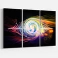 thumbnail image 3 of Design Art - Bright Wave Particle in Air on Black, 3 of 3