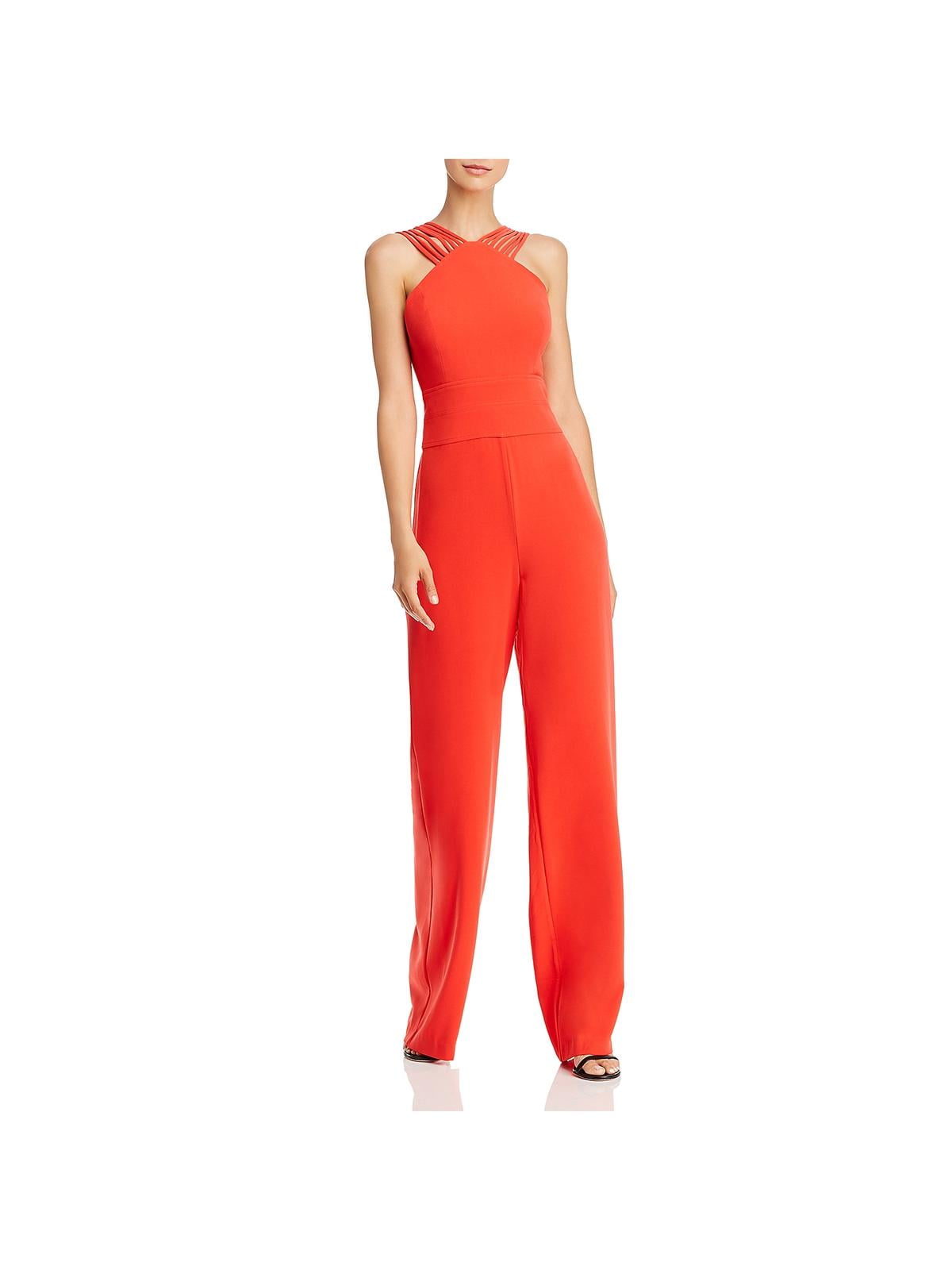 halston heritage wide leg jumpsuit