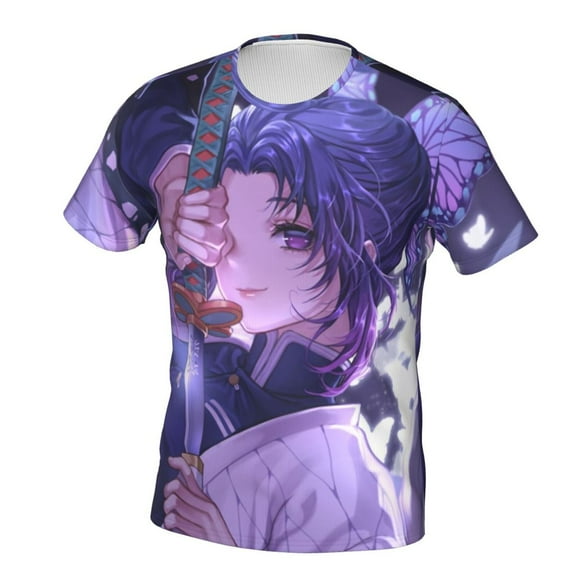 Demon Slayer: Kimetsu No Yaiba Unisex 3d Pattern Printed Short Sleeve T-Shirts Casual Graphics Tees Small