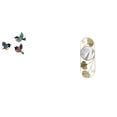 thumbnail image 1 of Pájaro para colgar en la pared,Arte de pared de pájaros de madera Decoración de pared de pájaros voladores de madera,Espejo de pared,Espejo decorativo nórdico para colgar en la, 1 of 8