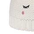 thumbnail image 3 of Baby Beanie Winter Hat with Bear Ear for Toddler Boys Girls Soft Knitted Skull Cap,Color:White, 3 of 4