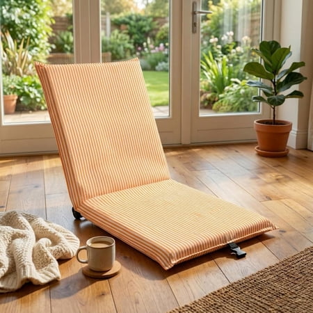 folding floor chair with back product