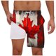thumbnail image 1 of Pantalones Cortos para Hombre de Cintura Elástica con Bolsillos Pantalones de Playa de Impresión Casual, Poliéster Ligero de Moda para la Primavera Verano Al Aire Libre Y el Uso Diario, 1 of 5