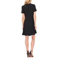 thumbnail image 2 of CeCe Womens Crepe Ruffled Trim Shift Dress, 2 of 2