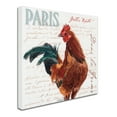 thumbnail image 3 of Trademark Fine Art "Dans la Ferme Rooster II" Canvas Art by Jennifer Redstreake, 3 of 4